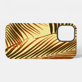 Elegantes Palm Repeat Muster-Design iPhone Hülle (Rückseite (Horizontal))