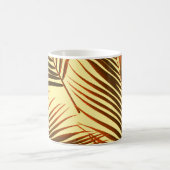 Elegantes Palm Repeat Muster-Design Kaffeetasse (Mittel)