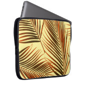 Elegantes Palm Repeat Muster-Design Laptopschutzhülle (Vorne Rechts)