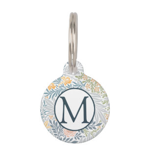 Elegantes Palm Tropical Floral Design Haustiermarke