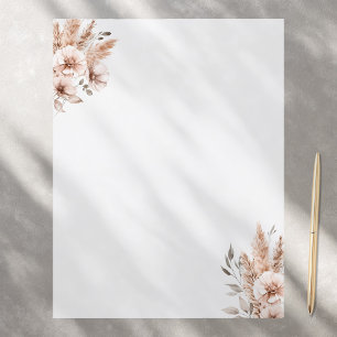 Elegantes Pampas-Bohemisches Papier für Blumenstär