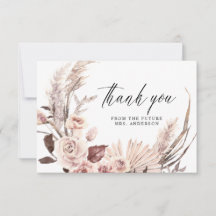 Elegantes Pampas Grass Boho Brautparty