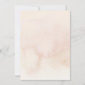 Elegantes Pampas Grass Champagne Brautparty Einladung (Rückseite)