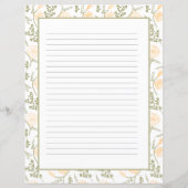 Elegantes Papier für Blumenplaner (Vorderseite)