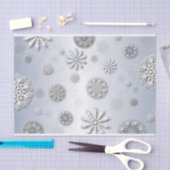 Elegantes Papier geschnitten Winterschneeflocken a (Handwerk)