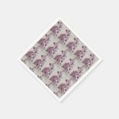 Elegantes Papier-Quilling-Blumendesign Serviette (Ecke)