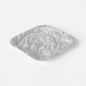 Elegantes Papier-Quilling Pappteller (Gewinkelt)