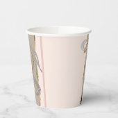 Elegantes Pappgeschirr mit edlem Pferdemotiv Pappbecher (Links)