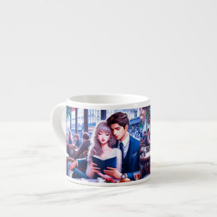 Elegantes Pariser Café Espressotasse