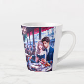 Elegantes Pariser Café Milchtasse (Rechts)