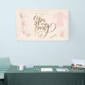 Elegantes Party-Begrüßungszeichen für Wellness-Cen Banner (Messeveranstaltung)