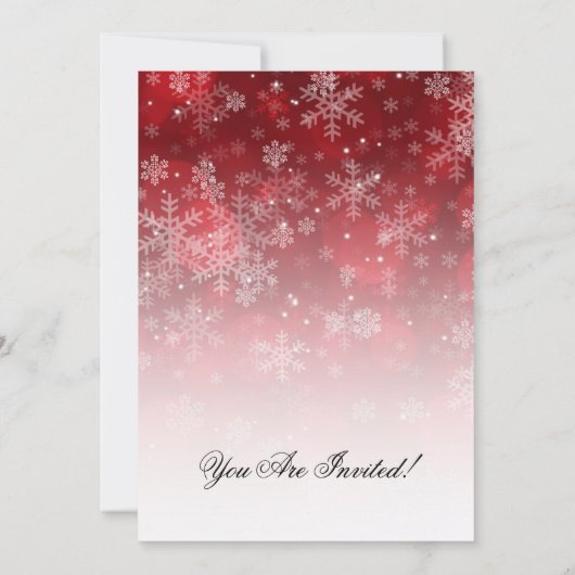 Elegantes Party Einladung (Rückseite)