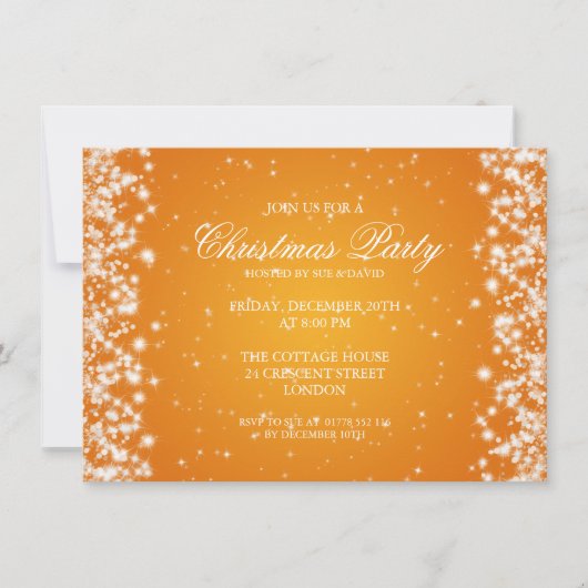 Elegantes Party Einladung (Vorderseite)