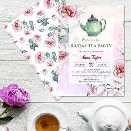 Elegantes Party florale Bridal Einladung