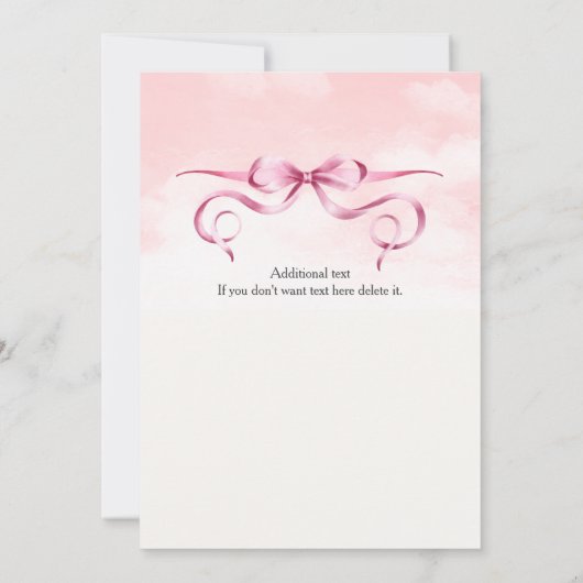 Elegantes Party für das Ruhestand von Frauen in ro Einladung (Rückseite)