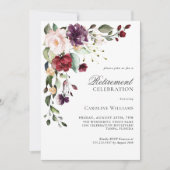 Elegantes Party für die Blumenhaltung Einladung (Vorderseite)