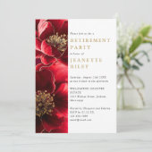 Elegantes Party für die Versorgung mit Rot- und Go Einladung (Stehend Vorderseite)