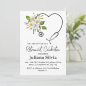 Elegantes Party für Krankenpflege Einladung (Stehend Vorderseite)