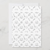 Elegantes Party für Krankenpflege Einladung (Rückseite)