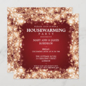 Elegantes Party Housewarming Einladung (Vorne/Hinten)
