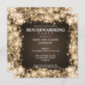 Elegantes Party Housewarming Einladung (Vorne/Hinten)