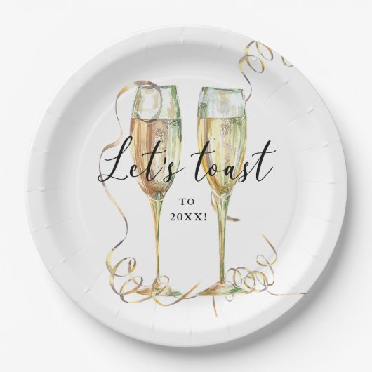 Elegantes Party-Papierplatte Pappteller (Vorderseite)