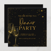 Elegantes Party Parco San Michele Einladung (Vorne/Hinten)