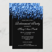 Elegantes Party Pension Einladung (Vorne/Hinten)