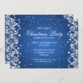 Elegantes Party Sparkle Einladung (Vorne/Hinten)