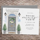 Elegantes Party Watercolor Housewarming Einladung