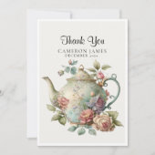 Elegantes Party Watercolor Teatro Sociale Bellinzo Dankeskarte (Vorderseite)