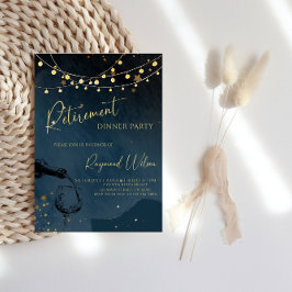 Elegantes Party zum Ruhestand Einladung