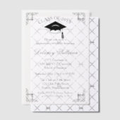 Elegantes Party zur Ankündigung von Uni-Abschlüsse (Versetzt (Einladung))