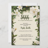 Elegantes Party zur Blumenüberraschung Einladung (Vorderseite)