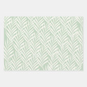 Elegantes Pastel Exotic Palm Blätter Muster (Vorderseite 2)