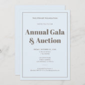 Elegantes Pastel Minimalistisches Business-Event Einladung (Vorne/Hinten)