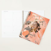 Elegantes Pastel Peach & Sage Foto Planer (Anzeige)