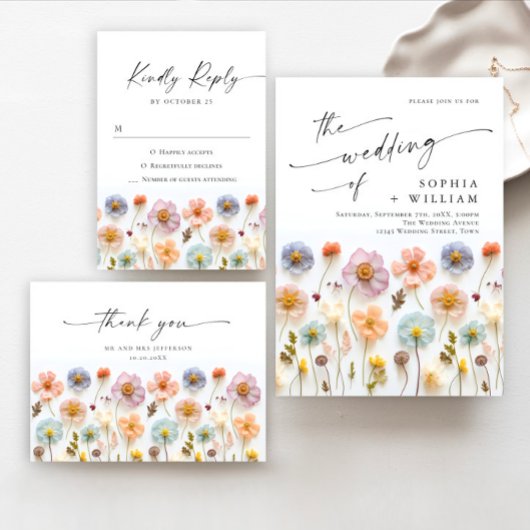 Elegantes Pastel Pink Boho Wildblume Brautparty Wandteppich