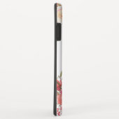 Elegantes Pastel Pink Peach Rose Floral Monogramm Case-Mate iPhone Hülle (Hinten/Rechts)