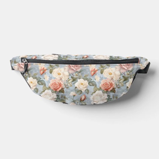 Elegantes Pastel-Rose-Muster Bauchtasche (Ablage )