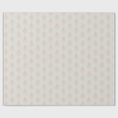 Elegantes Pastel Tree Winter Pattern Geschenkpapier (Flach)