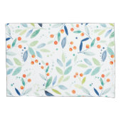 Elegantes Pastel Wasserfarben Botanisches Muster Kissenbezug (Vorderseite)