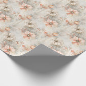 Elegantes Pastel Weihnachten Geschenkpapier (Ecke)