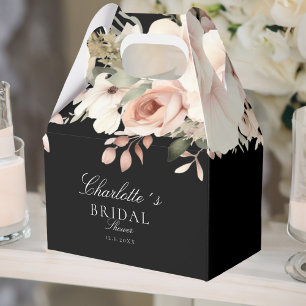 Elegantes Pastell-Blumenbouquet Brautparty Geschenkschachtel