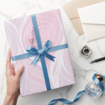 Elegantes Pastell-Rosa-Rosen-Wellen-Abstraktmuster