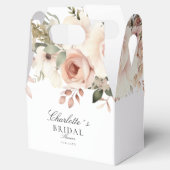Elegantes pastellfarbenes Blume Bouquet Brautparty Geschenkschachtel (Geöffnet)