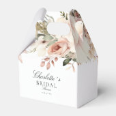 Elegantes pastellfarbenes Blume Bouquet Brautparty Geschenkschachtel (Vorderseite)