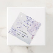 Elegantes pastellfarbenes lila Frühlingsblumen Bra Geschenkanhänger (Beispiel)