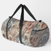 Elegantes, pastellfarbenes Spitzenmuster Duffle Bag (Rechte Ecke)