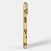 Elegantes Pastellgelbes Primrose Monogramm Case-Mate iPhone Hülle (Rückseite / Rechts)